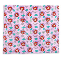 Load image into Gallery viewer, Disney Store Little Mermaid Sparkle Threads Throw Blanket, 50" x 60"