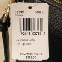 Load image into Gallery viewer, Coach 31399 Pebble Leather Elle Hobo, IM/Black