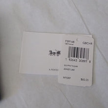 Load image into Gallery viewer, Coach F39168 Signature Glitter Patent Leather Corner Zip Wristlet, QB/Charcoal