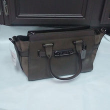 Load image into Gallery viewer, Coach 12117 Swagger 27 Pebble Leather Satchel in DKLIQ Fatigue