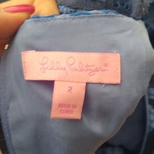 Load image into Gallery viewer, Lilly Pulitzer Kiri Lace Peplum Dress Romantic True Navy Size 2 NWT