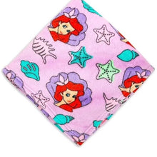 Load image into Gallery viewer, Disney Store Little Mermaid Sparkle Threads Throw Blanket, 50" x 60"