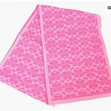 Load image into Gallery viewer, Coach F98730 Mini Signature Muffler Scarf, Pink/Raspberry