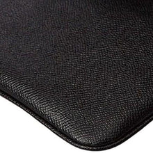 Load image into Gallery viewer, Coach Black Large Crossgrain Leather Wristlet