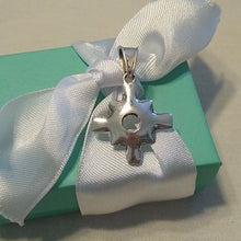 Load image into Gallery viewer, Peruvian 950 Fine Silver Chakana 4 Directions Totem Tree of Life Pendant