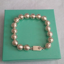 Load image into Gallery viewer, Vintage Mid-Century Rancho Alegre Taxco Mexico Sterling Ball Bead Bracelet, 8&quot;
