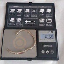 Load image into Gallery viewer, Vintage Sterling Silver 925 Baby Bracelet w/ Inlaid Flower and Butterflies