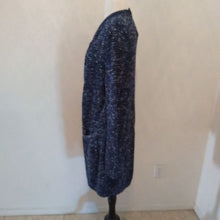Load image into Gallery viewer, J. Jill Marled Long Blue Cardigan Sweater, XS