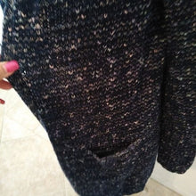 Load image into Gallery viewer, J. Jill Marled Long Blue Cardigan Sweater, XS