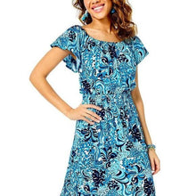 Load image into Gallery viewer, Lilly Pulitzer Clarette Flutter Sleeve Dress, Medium