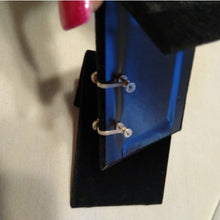 Load image into Gallery viewer, Vintage 1940s Sterling Silver Grape Bunch Brooch and Screw back earrings Set