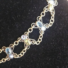 Load image into Gallery viewer, Vintage Mary DiMarco Necklace Blue and Green Stones
