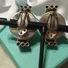 Load image into Gallery viewer, Vintage Signed Sterling Silver Taxco TC-47 Mexican Artisan made Clip-On …