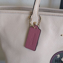 Load image into Gallery viewer, Coach x Disney 38691 City Zip Tote in Pebbled Leather, Minnie Mouse Patch, Chalk