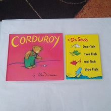 Load image into Gallery viewer, Corduroy + One Fish, Two Fish, Red Fish, Blue Fish Hardback Kohl's Cares Books