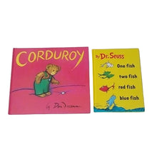 Load image into Gallery viewer, Corduroy + One Fish, Two Fish, Red Fish, Blue Fish Hardback Kohl's Cares Books