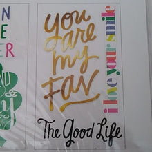 Load image into Gallery viewer, Mambi Sticks inspirational friendship happy Stickers, 16 sheets total
