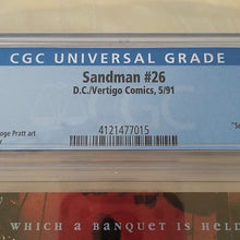 Load image into Gallery viewer, D.C. Comics SANDMAN #26 5/91 CGC Graded 9.4 Seasons of Mist Book Neil Gaiman