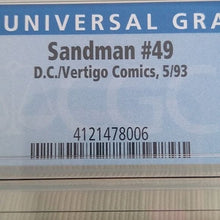 Load image into Gallery viewer, D.C. Vertigo Comics SANDMAN #49 CGC Graded 9.2 Neil Gaiman 5/93 WP