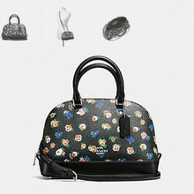 Load image into Gallery viewer, Coach F57624 Mini Sierra Satchel in Tea Rose, SV/ Black Multi