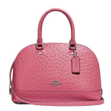 Load image into Gallery viewer, Coach Mini Sierra F66932 Pink Leather Embossed Satchel + Wallet
