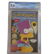 Load image into Gallery viewer, Simpsons Comics and Stories #1 1993 CGC Graded 9.6 WP