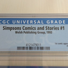 Load image into Gallery viewer, Simpsons Comics and Stories #1 1993 CGC Graded 9.6 WP