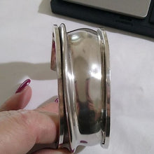 Load image into Gallery viewer, Artisan made Sterling Silver Gathered Cuff Bracelet