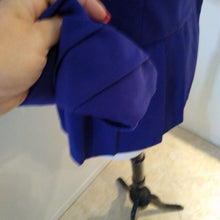 Load image into Gallery viewer, bmj Studio Deep Blue Purple Sweetheart Blouse Church Occasions, Size 8