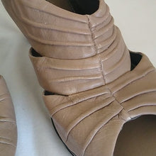 Load image into Gallery viewer, Naturalizer N5 Candila Open Toe Heels, Taupe Size 11