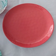 Load image into Gallery viewer, Melamine Sea Life Blue Crab Salad Plate, Coral Dinner Plate and match…