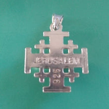 Load image into Gallery viewer, Jerusalem Crusader&#39;s Cross 925 Sterling Silver Pendant
