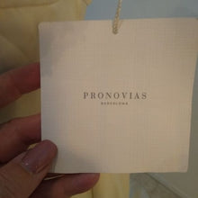 Load image into Gallery viewer, Pronovias Dracma Ivory Wedding Dress w/Beaded Edges, Pearls + Embroidery…