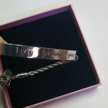 Load image into Gallery viewer, Keep Fing Going Bracelet 9&quot; adjustable
