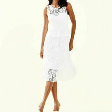 Load image into Gallery viewer, Lilly Pulitzer Nolea White Dress, Paradise Found Lace, 10