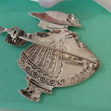 Load image into Gallery viewer, Vintage Mary Engelbreit ME INK Sterling Silver Girl With Watering can Brooch 925