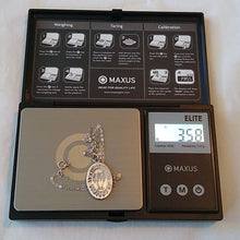 Load image into Gallery viewer, Vintage Sterling Silver 925 Saint Christopher Oval Medal on 18" Chain