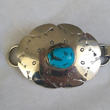 Load image into Gallery viewer, Vintage Sterling Silver Turquoise Concho Belt STERMEX 39"