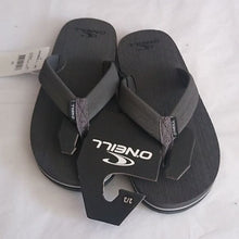 Load image into Gallery viewer, O'Neill BOYS Phluff Daddy Gray Flip Flop, Size 2/3 Sandals