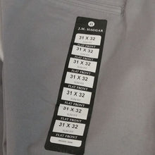 Load image into Gallery viewer, J.M. Haggar Luxury Comfort Slim Fit Stretch Chino Slacks Pants, Grey, 31W x 32L
