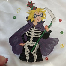 Load image into Gallery viewer, Hand Painted Halloween Party Dessert Plates, Set of 5