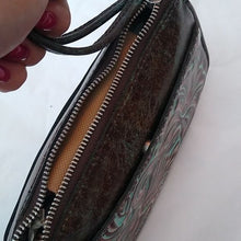 Load image into Gallery viewer, Patricia Nash P778133  Tooled Turquoise Bacoli Crossbody Bag Purse
