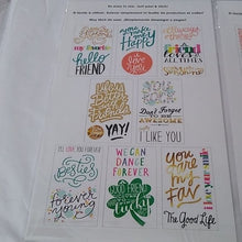 Load image into Gallery viewer, Mambi Sticks Alphabet + Friendship Stickers, 36 sheets total