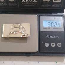 Load image into Gallery viewer, Vintage Taxco Mexico SS Sailfish Marlin Money Clip Baja Cabo San Lucas Fisherman