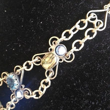 Load image into Gallery viewer, Vintage Mary DiMarco Necklace Blue and Green Stones