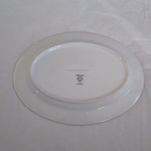Load image into Gallery viewer, Noritake Savannah Platinum Rim 11.5" Oval Platter Vintage