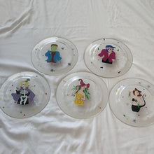 Load image into Gallery viewer, Hand Painted Halloween Party Dessert Plates, Set of 5