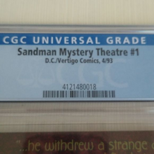 Load image into Gallery viewer, D.C. Vertigo Comics SANDMAN MYSTERY THEATRE #1 CGC Graded 9.6 WP