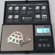 Load image into Gallery viewer, Alpaca Silver Tone Turtle Tortuga Pendant Abalone