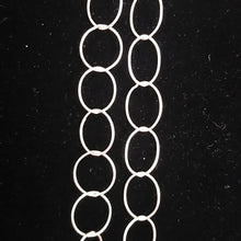 Load image into Gallery viewer, Sterling Silver Neverending Layering 8mm Italian Chain Silver 925 Necklace, 104"
